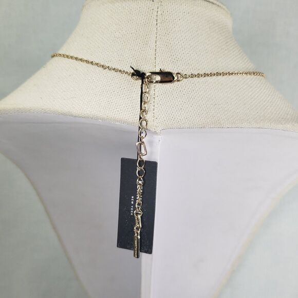 Vintage Kenneth Cole New York Dangle Bars Dangle Bars 24" Necklace w/6" Tassel - Picture 10 of 16